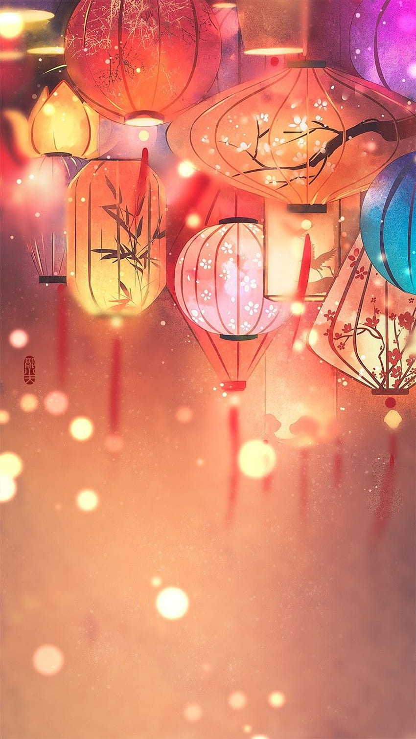 Ideas de decoraciones de fiesta de año nuevo chino. fiesta de año nuevo chino, año nuevo chino, decoraciones de fiesta de año nuevo, linternas asiáticas fondo de pantalla del teléfono