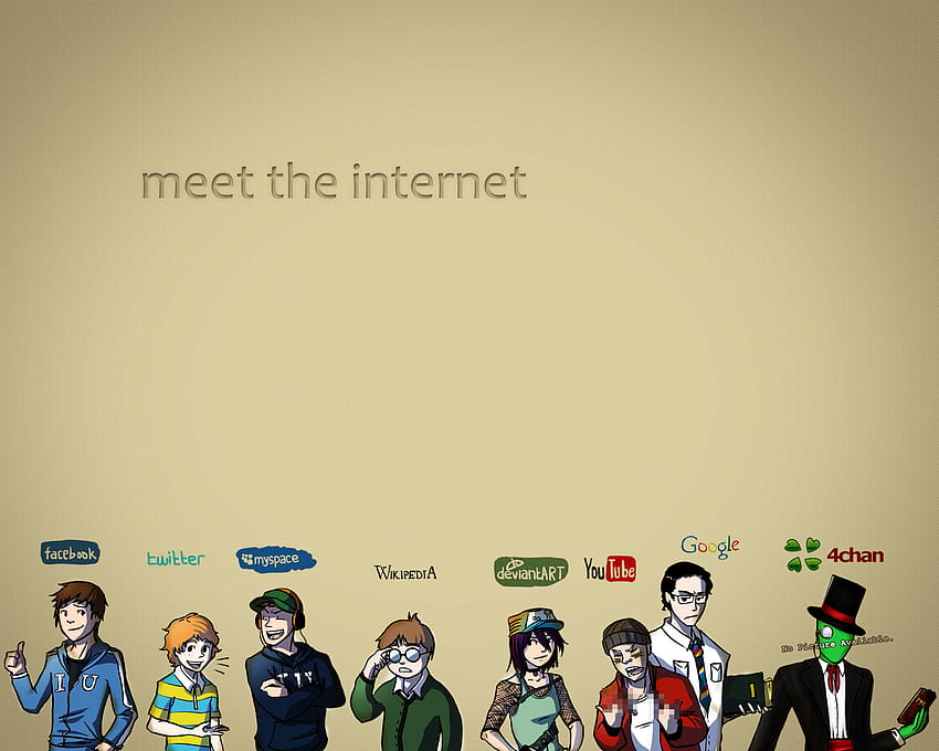 Internet, twitter, webmd, youtube, 4chan, facebook, myspace, internet, wikipedia, tumblar fondo de pantalla