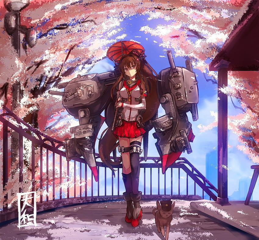 Anime, Yamato, Kantai Collection - Kancolle Anime HD wallpaper