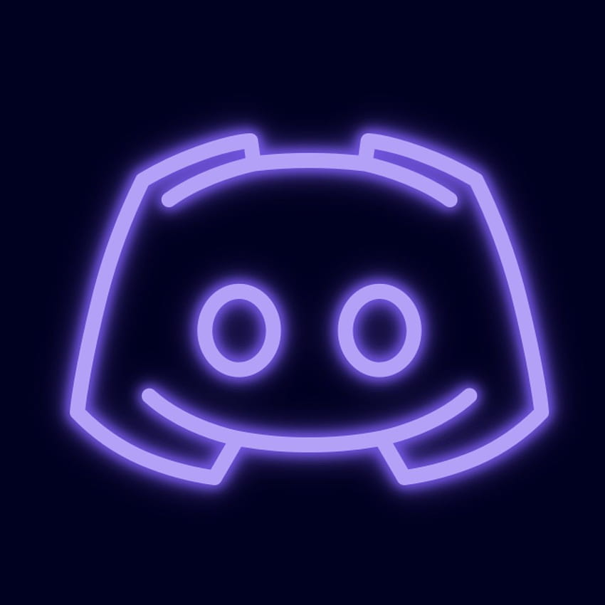 Неонова икона на Discord. iphone neon, икона на Ios, икона на приложение, лого на Discord HD тапет за телефон