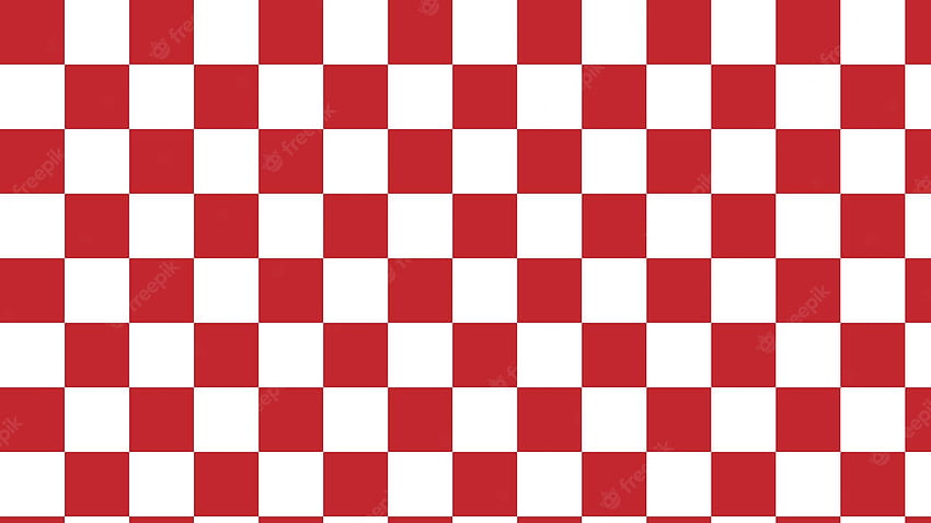 Premium Vector. Red checkered checkerboard tartan gingham plaid