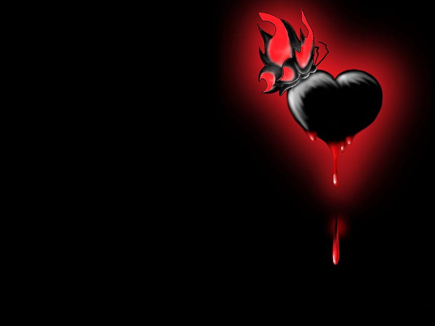 Black Heart, Clip Art, Clip Art on Clipart Library, Bloody Heart HD wallpaper
