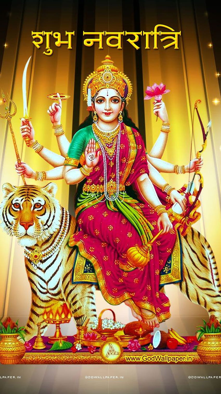 Navratri, davotional, bhakti, hindu god, god HD phone wallpaper ...
