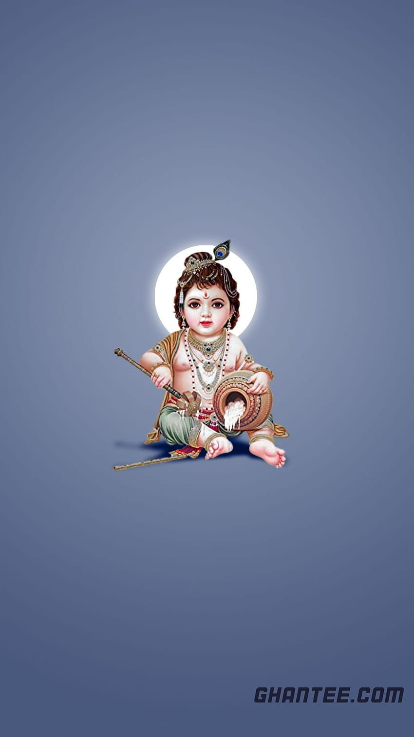 Krishna, pequeño Krishna, señor Krishna fondo de pantalla del teléfono