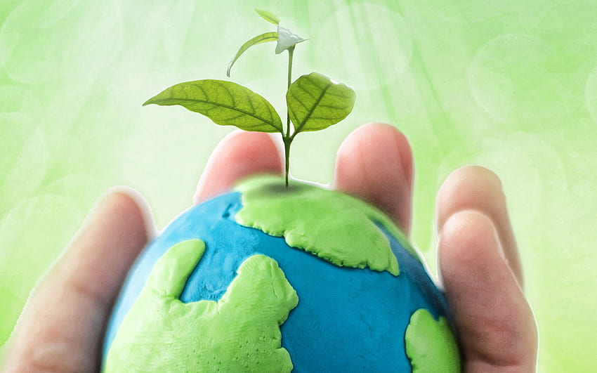 Take care of the planet, Save Earth, plasticine Earth, plasticine globe, Earth in the hands, ecology concepts, Environment, Earth for with resolution . High Quality HD wallpaper