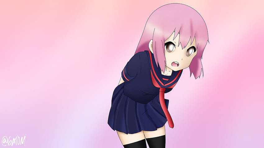 Pink Anime Girl : AnimeART HD wallpaper
