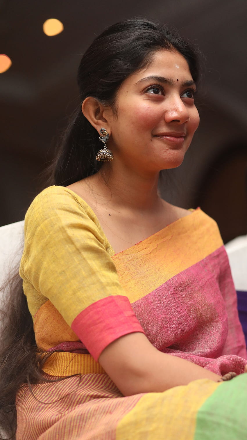 Sai Pallavi, saree lover, tamil actress HD phone wallpaper
