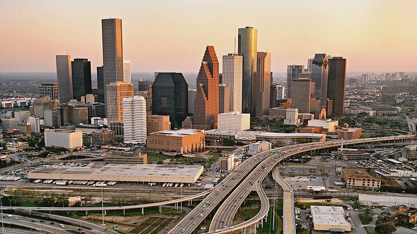 Houston, Downtown Houston Skyline HD wallpaper