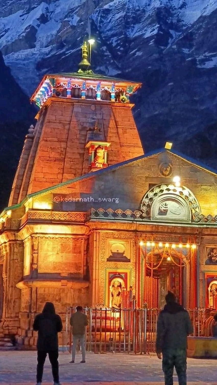 Kedarnath, Tempel, Kedarnath-Tempel HD-Handy-Hintergrundbild