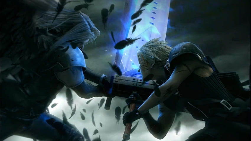 Final Fantasy VII Advent Children: Sephiroth vs Cloud Strife - ความลึกลับ วอลล์เปเปอร์ HD