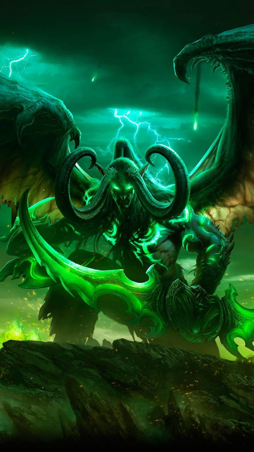 Illidan Stormrag, World of Warcraft: Legion, demon, online game ...
