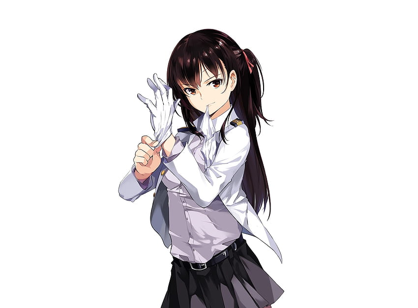 Heiß, Admiral, Kantai, Anime-Mädchen, Kancolle HD-Hintergrundbild