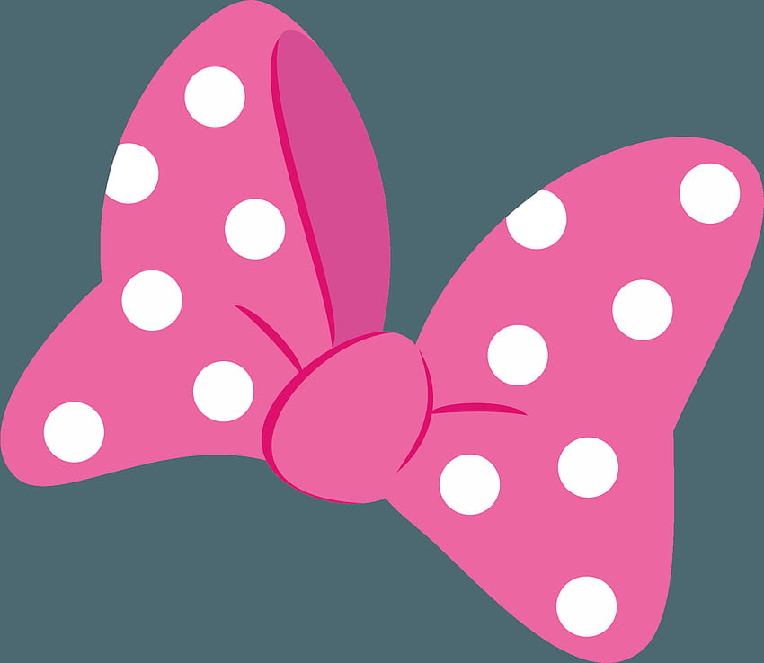 ClipArt con fiocco rosa - ClipArt di Scrapbooking digitale, fiocco di Minnie Mouse Sfondo HD