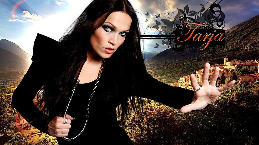 Tarja, finland, gothic, nightwish, singer, beautiful, woman, turunen, heavy, music, songwriter, finnish, metal, voice HD wallpaper