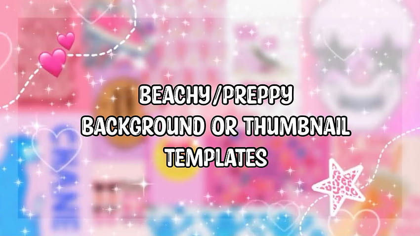 Template Pantai Preppy Background Atau Thumbnail!, Preppy Roblox Wallpaper HD