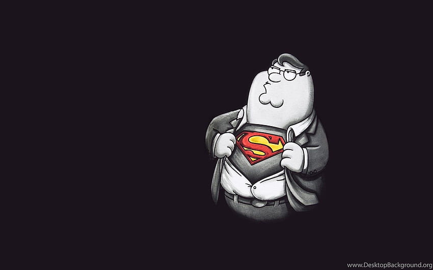 Peter Griffin Superman, Cartoon, Funny, And. Background HD wallpaper