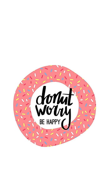 Nouveau Fond Décran Donut Worry Be Happy Peek A Booo Hd Wallpaper Pxfuel 