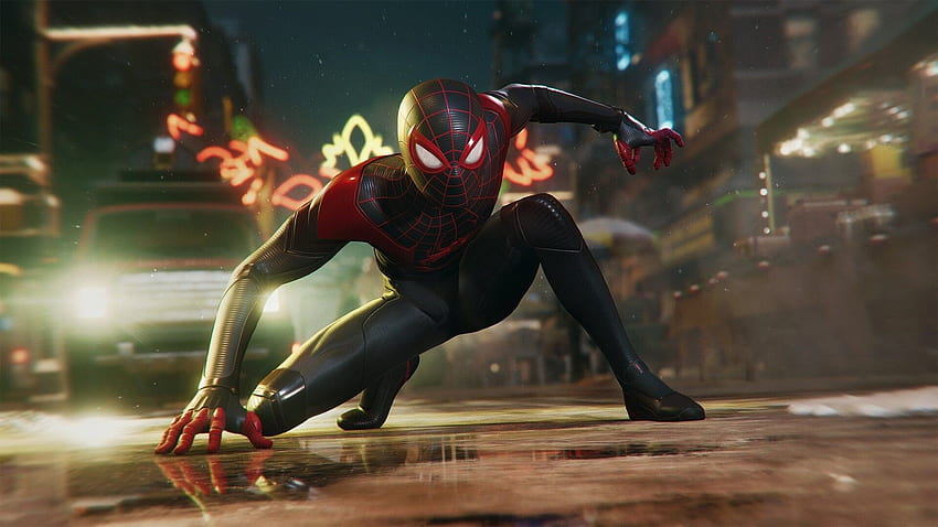 PS5's Spider Man: Miles Morales срещу PS4's Spider Man Сравнение на екранни показва колко далеч е стигнала PlayStation Новини HD тапет