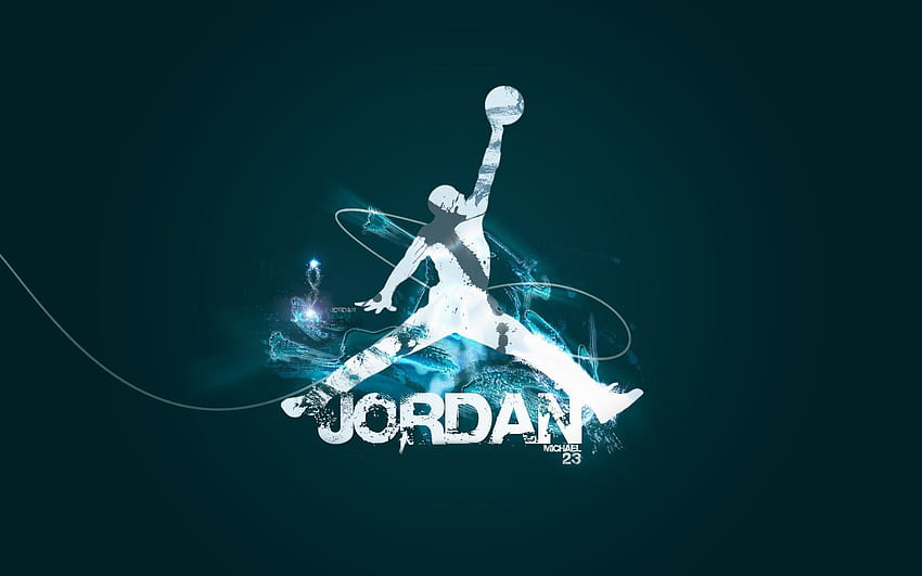 Flytte bytte rundt Også wiki Air Jordan Logo PIC, Blue Jordan Logo HD wallpaper | Pxfuel
