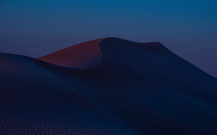 desert, hill, dusk, sand, dunes HD wallpaper