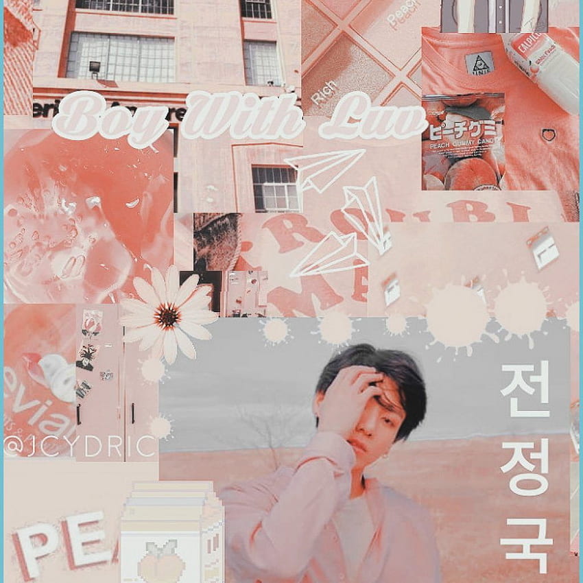 BTS JUNGKOOK PEACH AESTHETIC HD phone wallpaper | Pxfuel