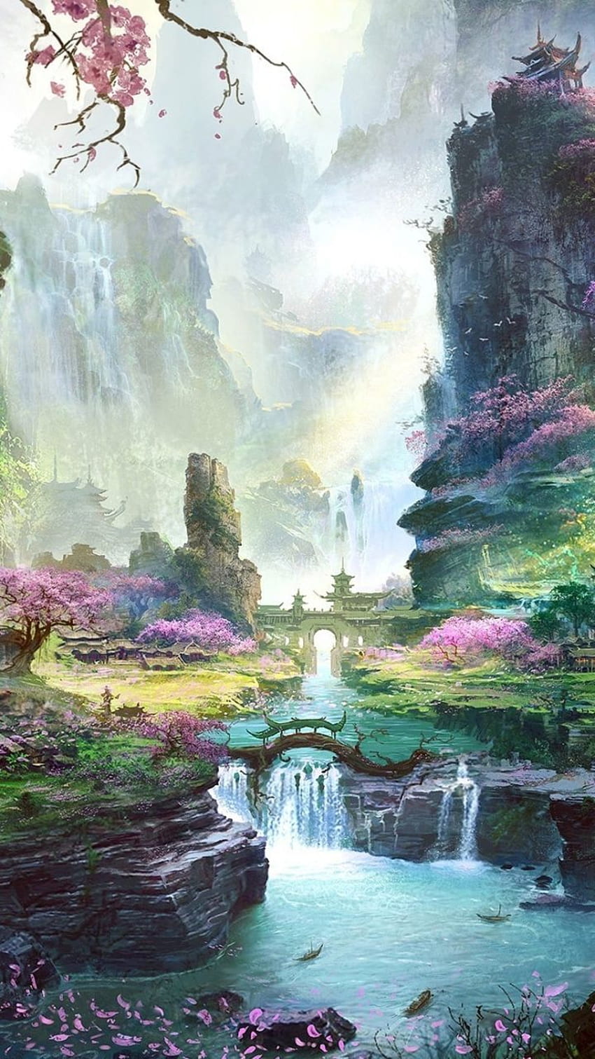 Fantasy Wallpaper Browse Fantasy Wallpaper with collections of Anime  Beautiful Fantasy Forest Iph  Phone wallpaper Fantasy background Phone  wallpaper images