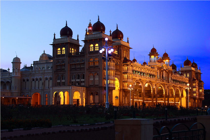 Mysore Palace, Karnataka State, India Retina Ultra HD wallpaper