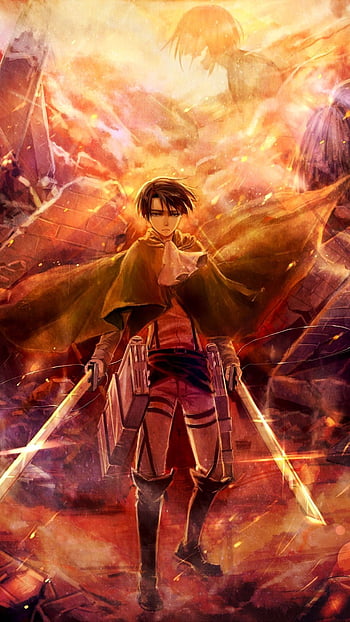 Featured fan art of Eren & Attack Titan by @gabo_toons