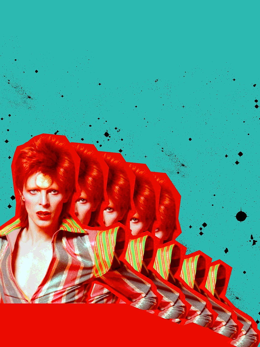 9) Dell'esclusivo iPhone di David Bowie. David Bowie , iPhone , Astratto, David Bowie Arte Sfondo del telefono HD