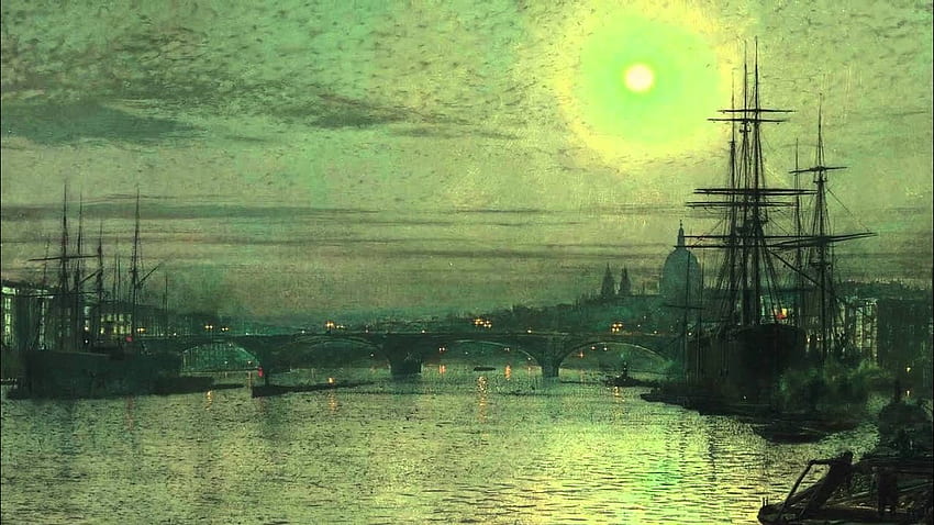 John Atkinson Grimshaw Collection, - Music by Christopher Ferreira - YouTube HD wallpaper