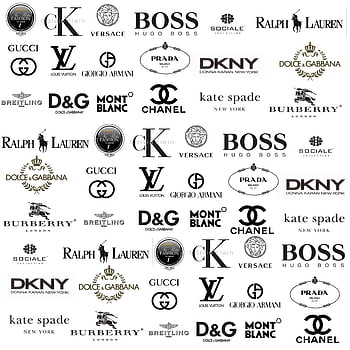 Designer brands. Fashion logo branding, Chanel stickers, Clothing ...