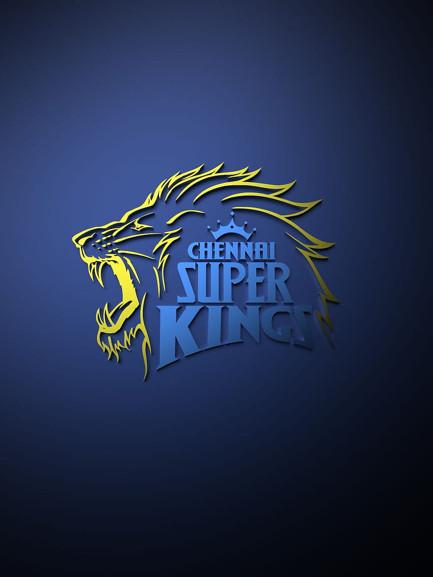 Chennai Super Kings IPL Postermalerei mit metallischem Logo - TenorArts. Chennai-Superkönige, Dhoni, Frau Dhoni, Kricket-Logo HD-Handy-Hintergrundbild