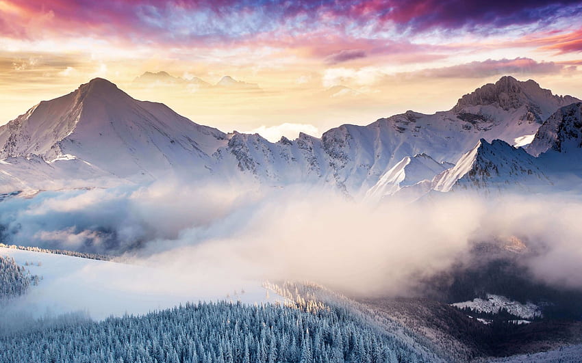 Winter Mountain Snow Macbook Pro Retina , , Background, and HD wallpaper |  Pxfuel