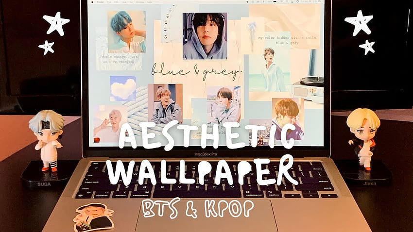 how to make aesthetic . customize macbook & widgets *kpop* edition, Kpop Aesthetic Laptop HD wallpaper
