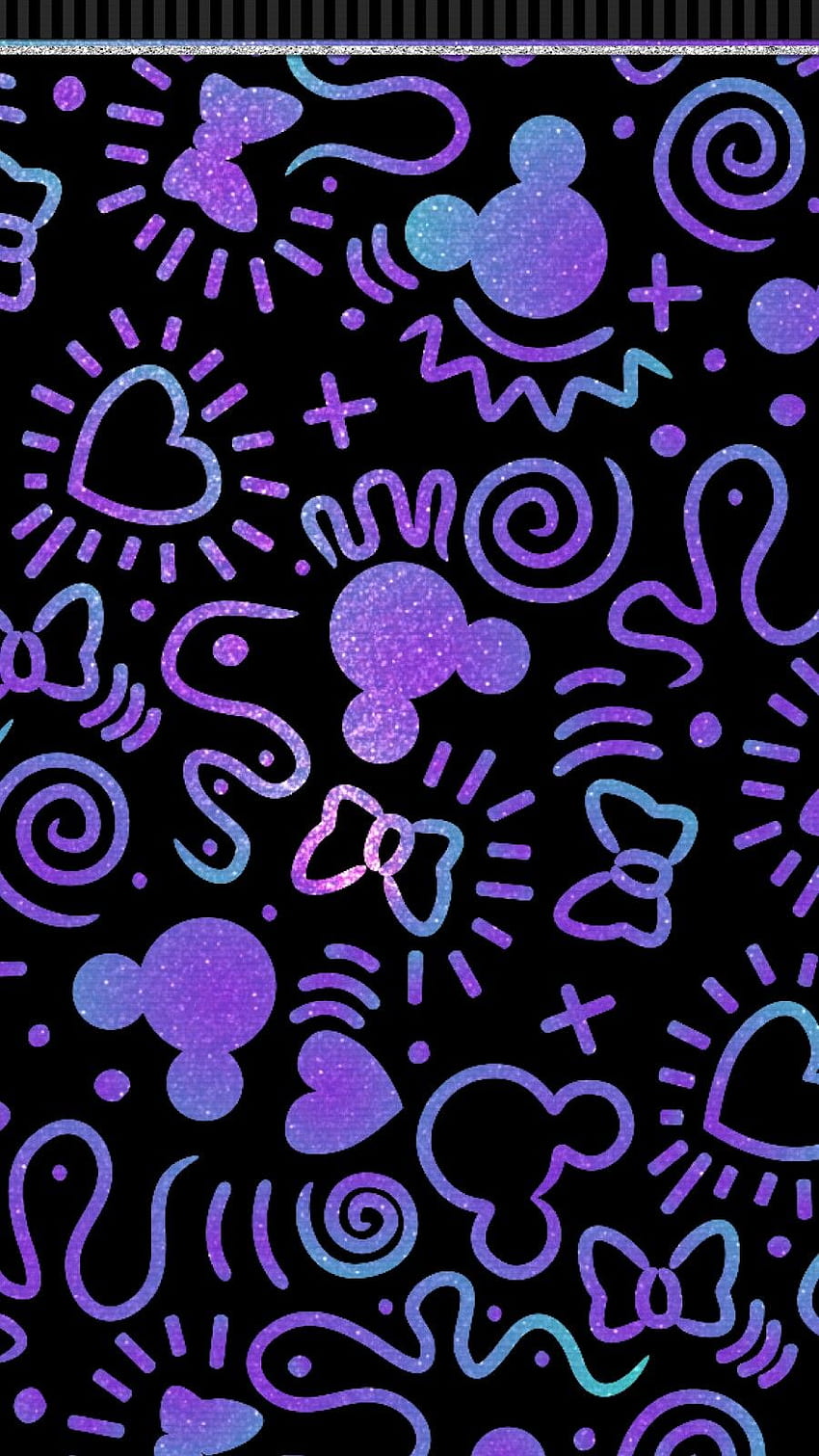 ミニーマウス。 2019年のディズニー。 ミッキーマウス、紫のミニーマウス HD電話の壁紙
