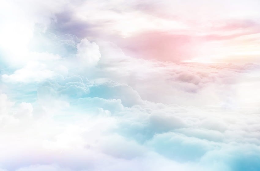 цветни облаци мечтателно небе фон абстрактен въздух атмосфера фон красива красота син ярък облак облаци cloudscape. Цветни облаци, облаци, абстрактно, цветни облаци HD тапет