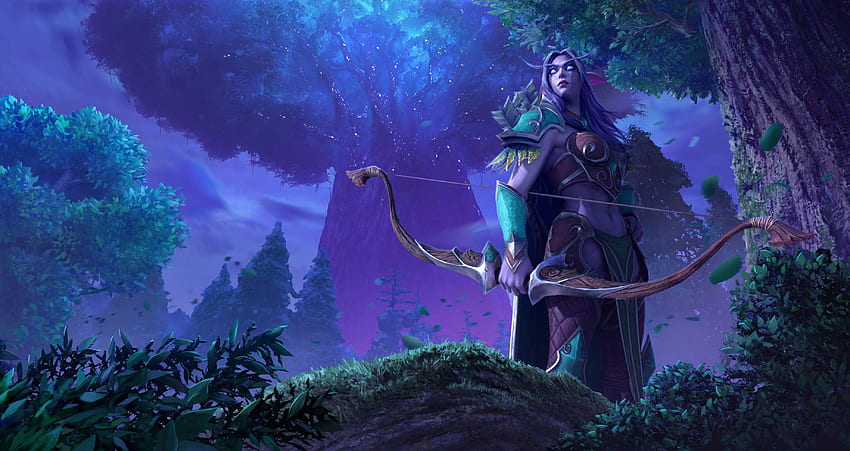 Reforged Warcraft 3 , Gry , i Tło, World of Warcraft Hunter Tapeta HD