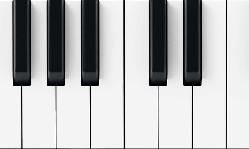 Mural de teclado de piano, teclas legais de piano papel de parede HD
