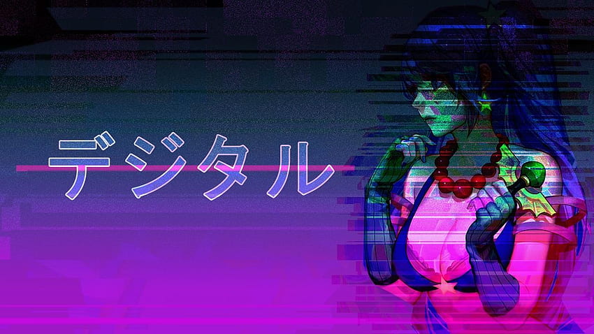 Ästhetischer Anime, VHS-Ästhetik HD-Hintergrundbild