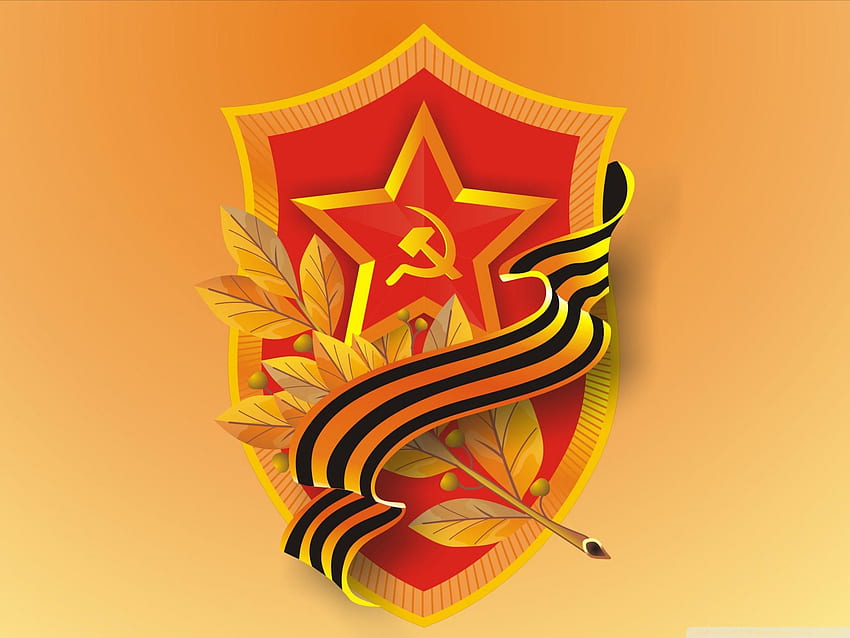 Splendida bandiera comunista per il comunismo Sfondo HD