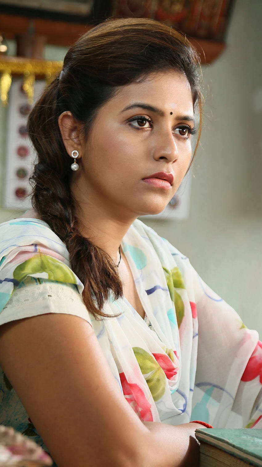 Anjali, actriz tamil, kaali fondo de pantalla del teléfono