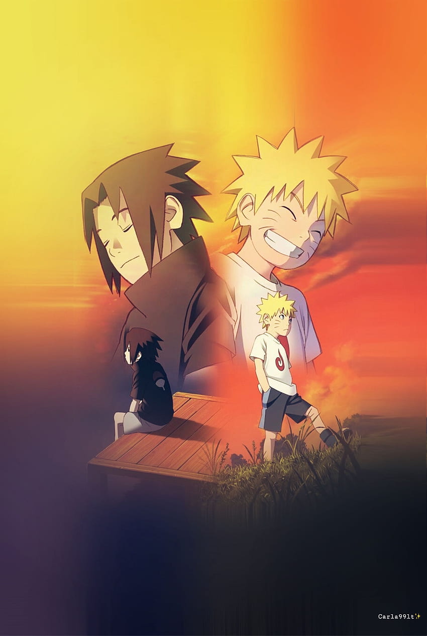 Sasuke i Naruto, słodki dzieciak Sasuke Tapeta na telefon HD