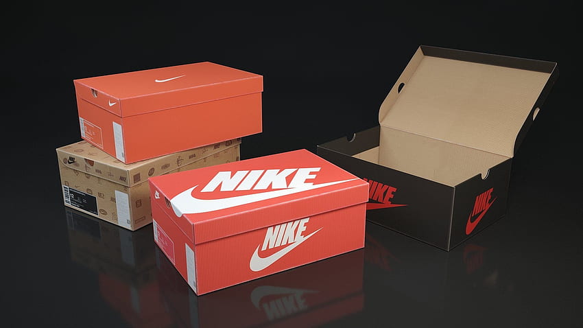Cajas de zapatos Nike, caja de zapatillas fondo de pantalla