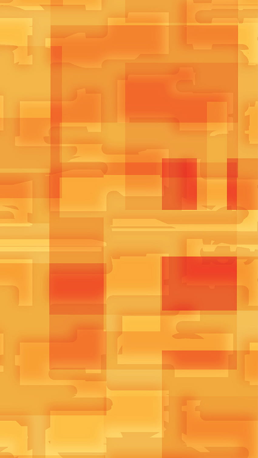 Square World Pattern Orange Yellow HD phone wallpaper
