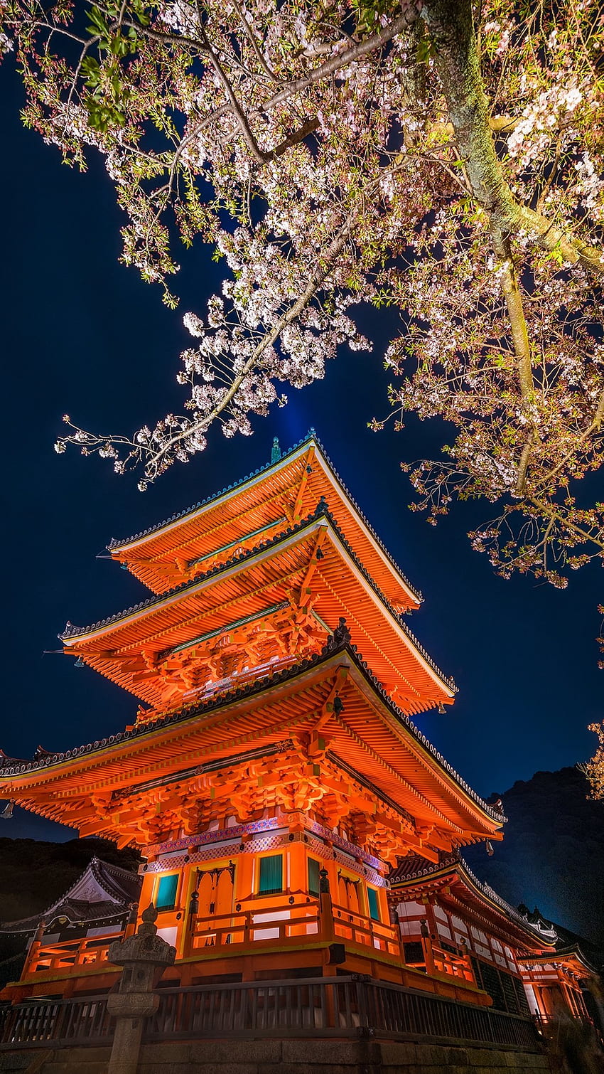 Kiyomizu Dera. Kyōto. Japan, japanisches Kyoto HD-Handy-Hintergrundbild