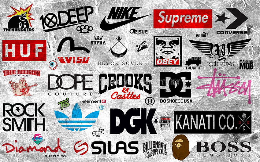 logos de marques de vêtements châteaux d'escrocs huf co Fond d'écran HD