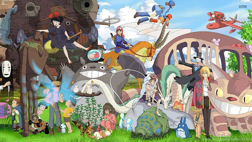 Studio Ghibli Characters Anime HD wallpaper