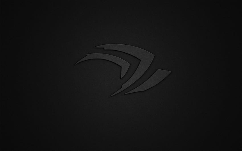 Nvidia, criativo, logotipo, fundo escuro, grunge, logotipo da Nvidia com resolução . Alta qualidade papel de parede HD