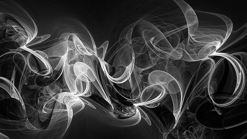 Black And Grey Smoke, Smoke Cloud HD wallpaper