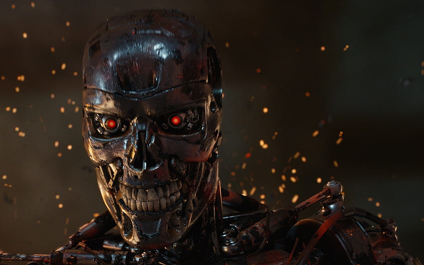 T 800, Endoskeleton, Terminator Genisys, Terminator Skull HD wallpaper